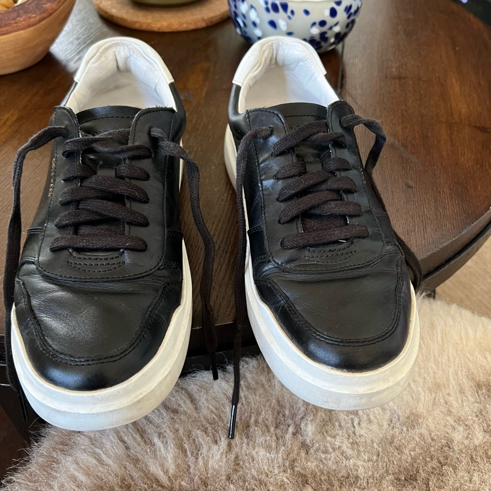 Cole Haan Black Leather Sneaker - Preloved! Size 10B